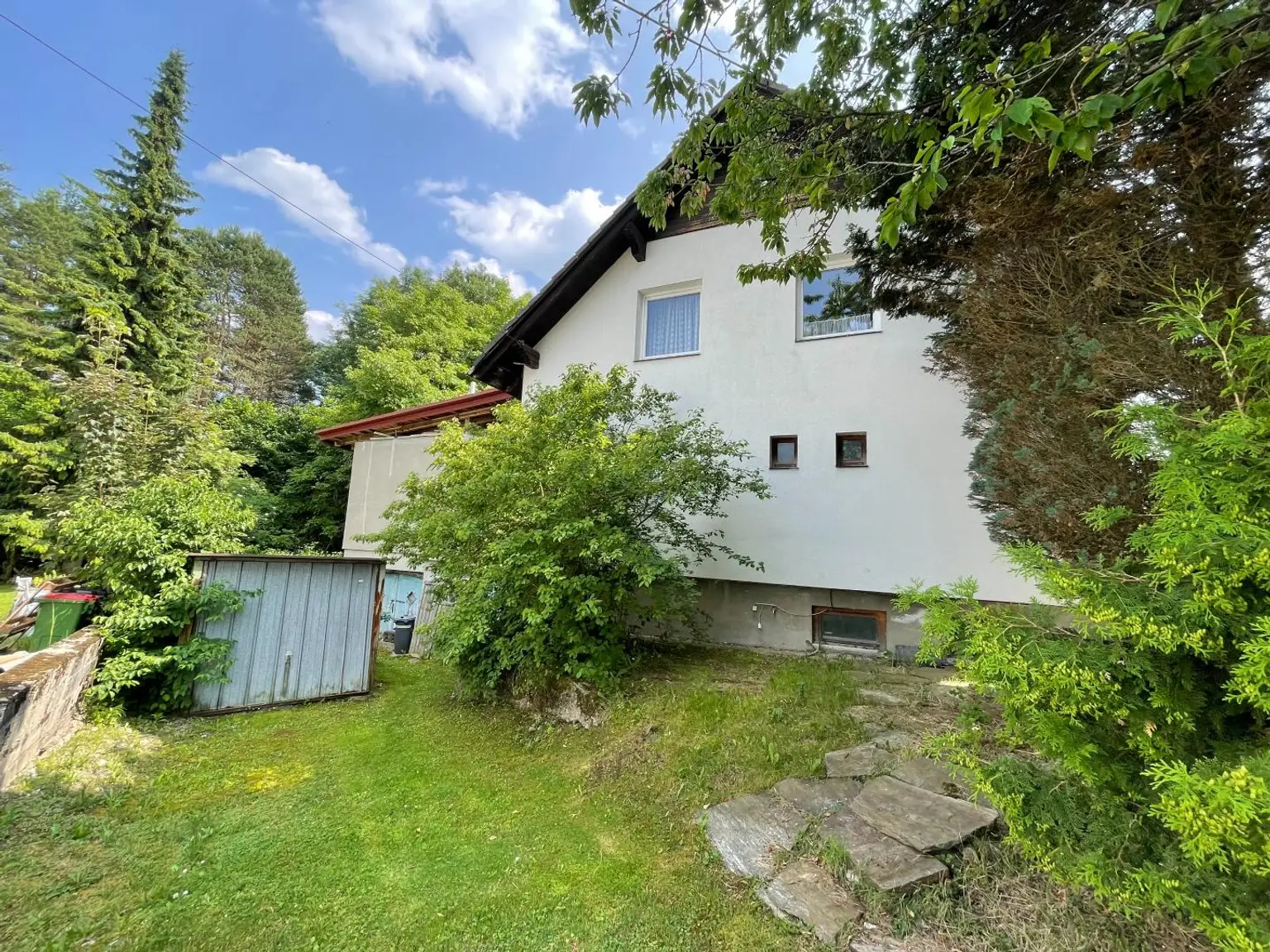 vom Garten aus