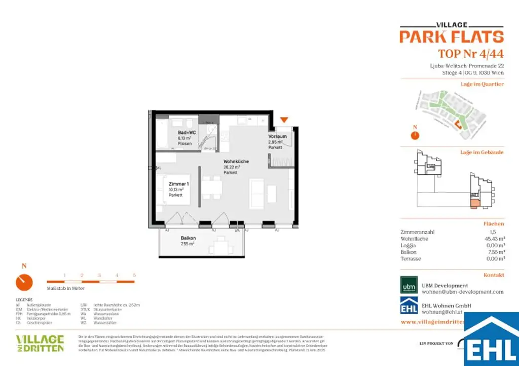 Parknähe und Urbanität vereint: Die PARK FLATS