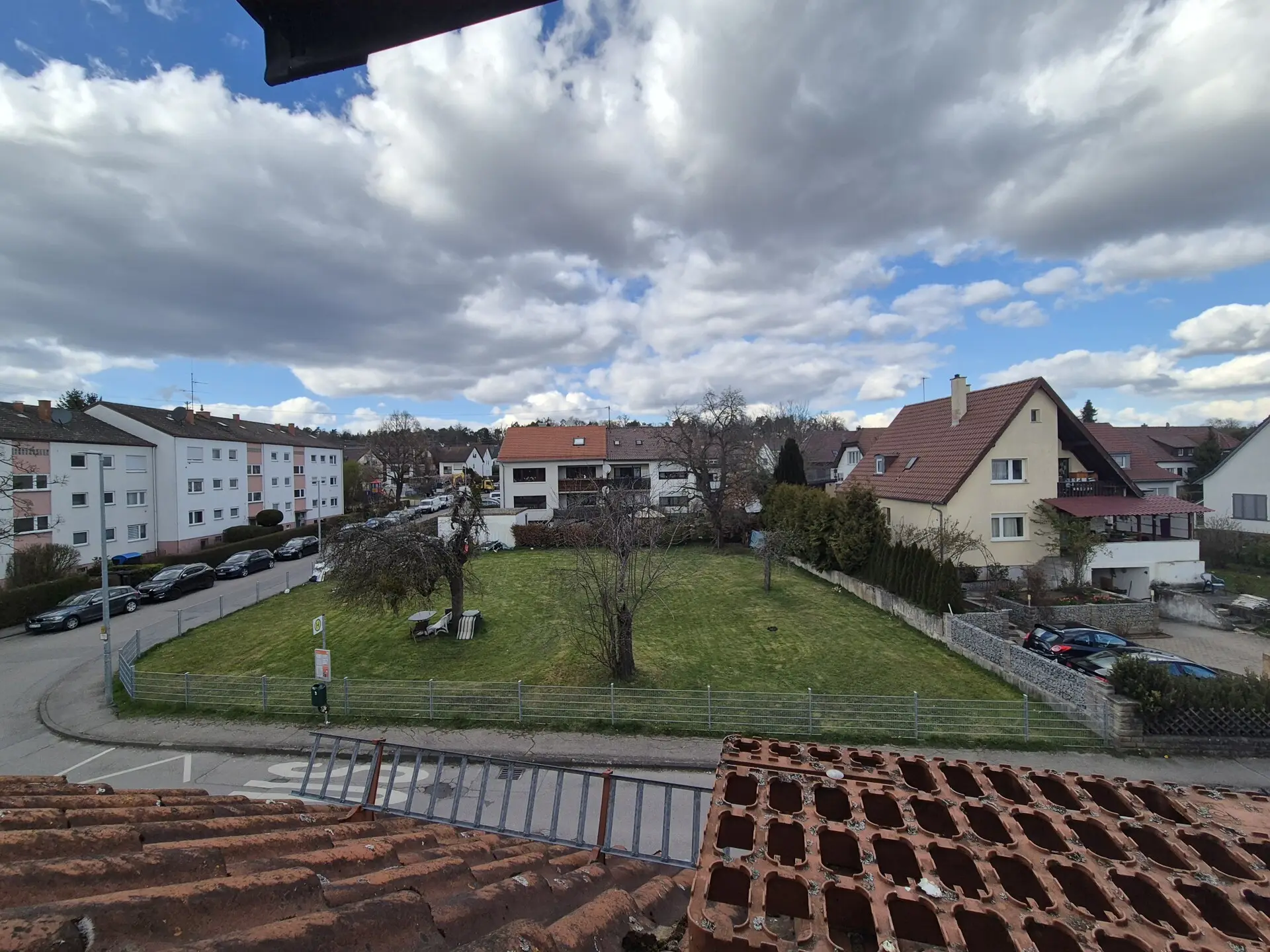 Aussicht vom Dachfenster