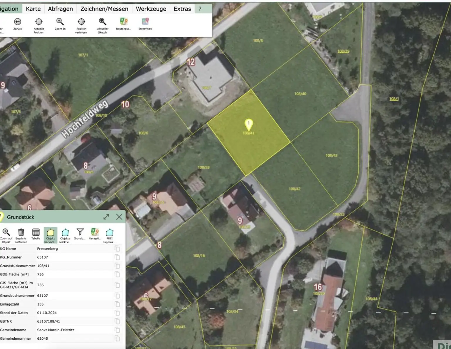 St. Marein - Feistritz: Baugrundstück mit 736 m2 in sonniger Lage