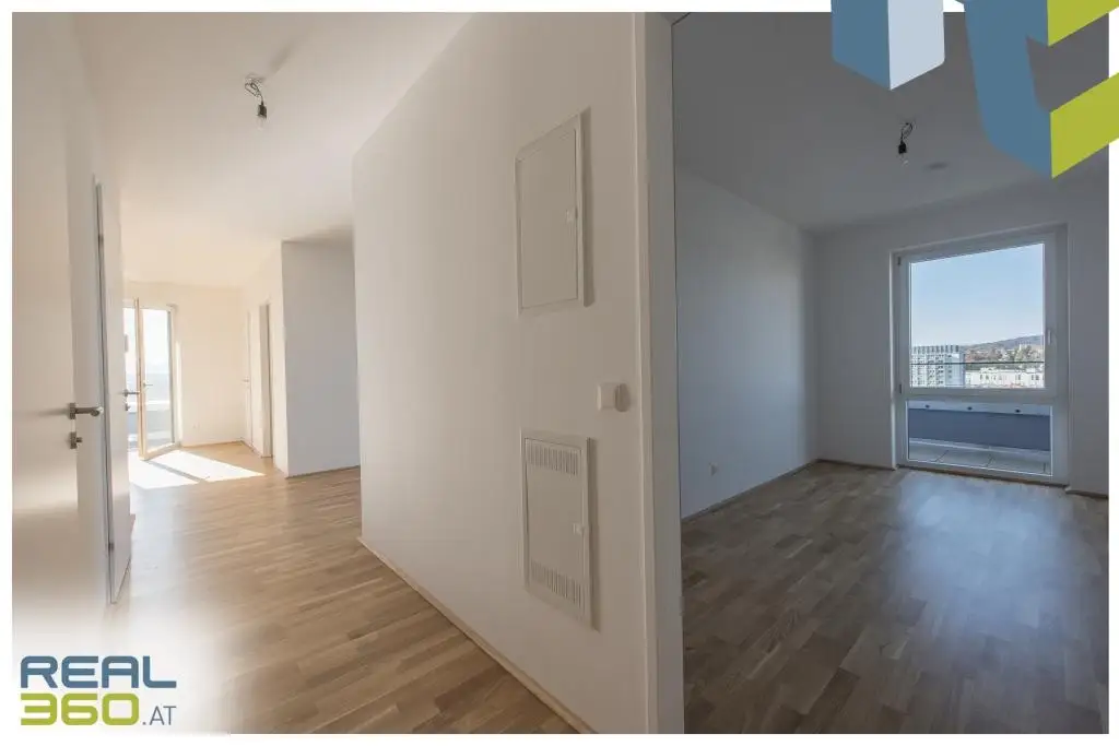 LENAUTERRASSEN | 3-Zimmer Wohntraum mit riesen Balkon in Neubau!