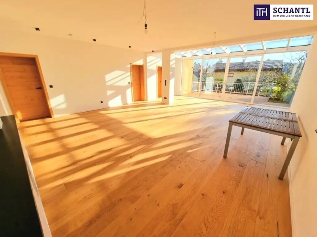 Fantastische 4-Zimmer Gartenwohnung! Mehr Natur. Mehr Ruhe. Mehr Grün. WOW! Riesiger Garten + Herrliche Terrasse + Lichtdurchfluteter Wintergarten + Stellplatz! Jetzt zugreifen!