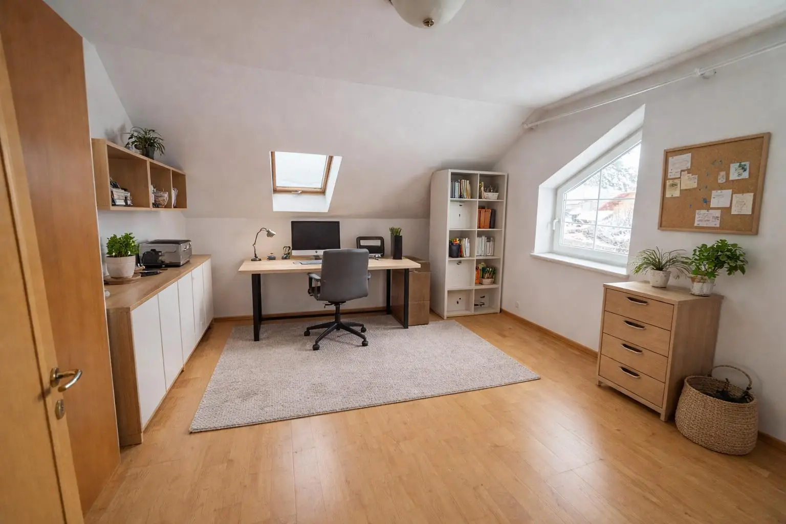 Arbeitszimmer-OG (virtuell eingerichtet)