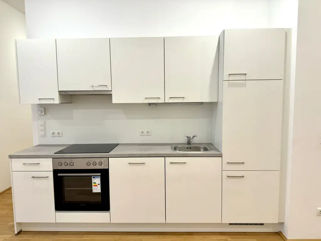 Wunderbare, moderne 1-Zimmer-Wohnung mit Loggia – 
Erstbezug in guter Lage des 12. Bezirks!