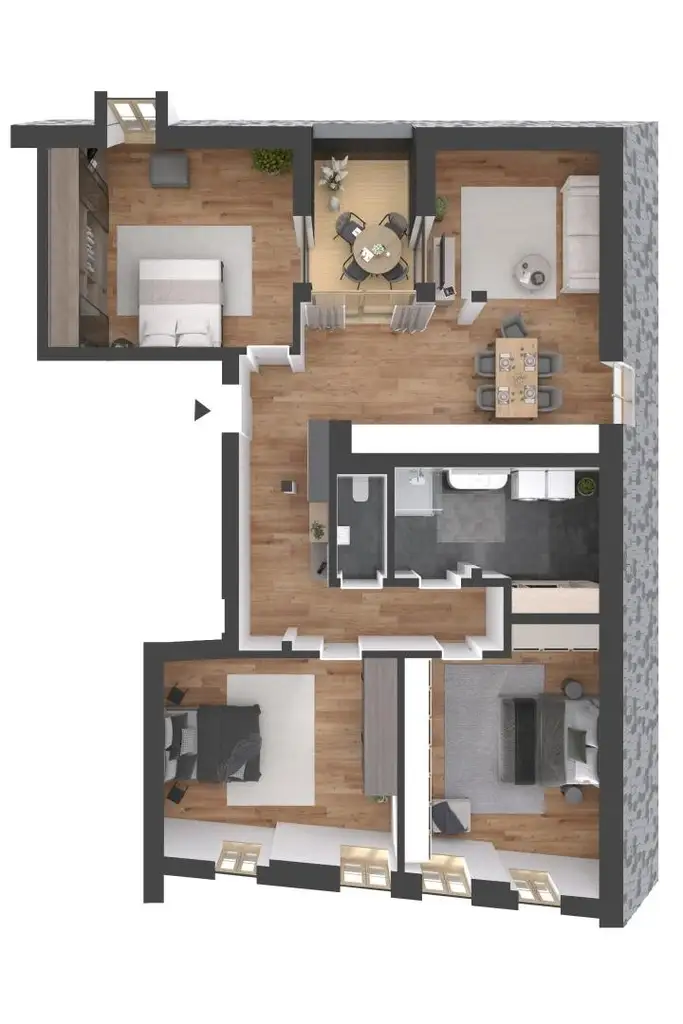 Zweitwohnsitzfähige Stadtwohnungen im historischen Altbau - Dachgeschoß -Provisionsfrei