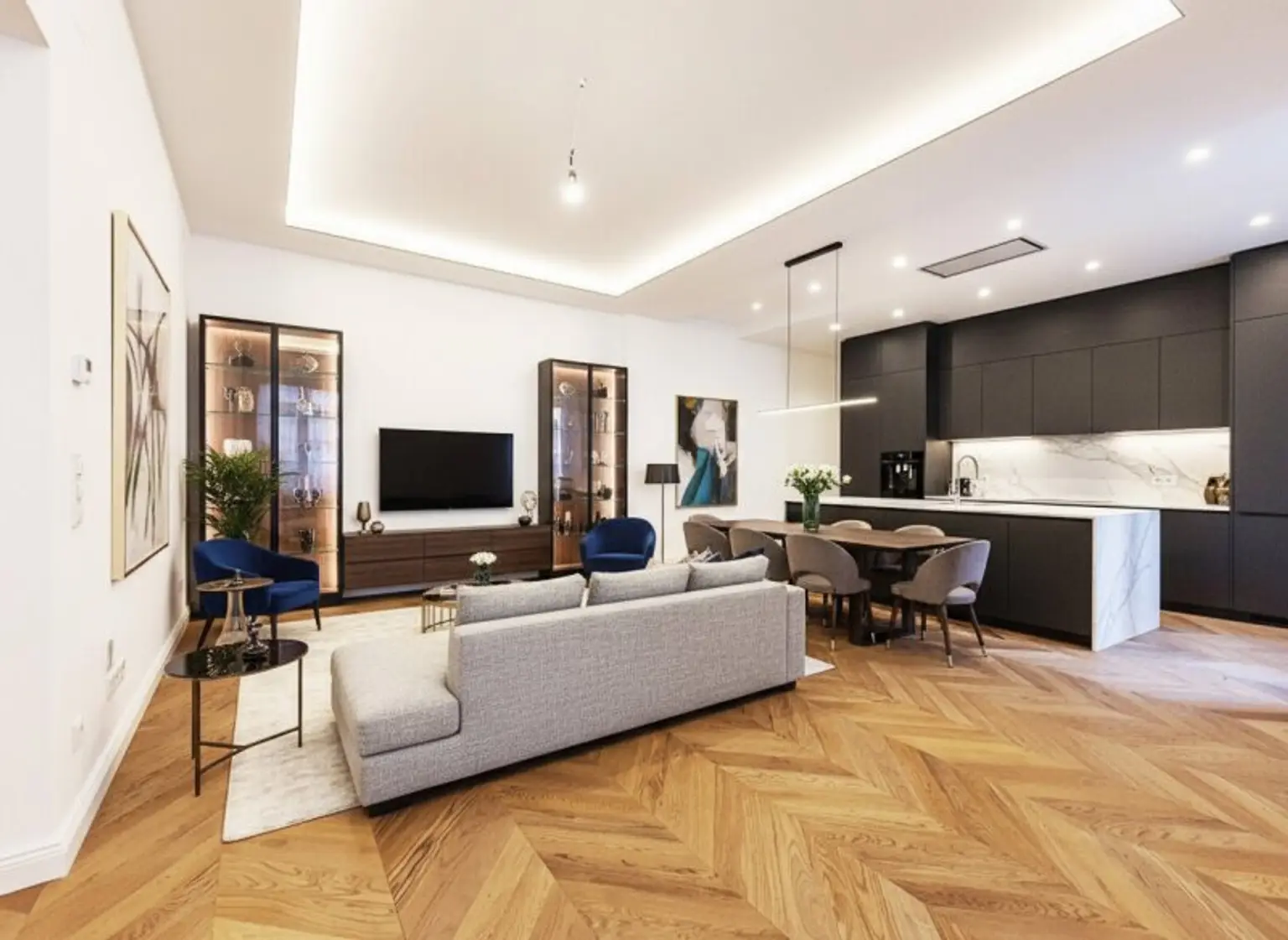 ++NEU++ Premium-Erstbezug 4-Zimmer-Stilaltbau plus 2 BALKONEN mit luxuriösem Finish! ++Absolut ruhig gelegen in Top Location NÄHE Urania! U-Bahn & CAT ++