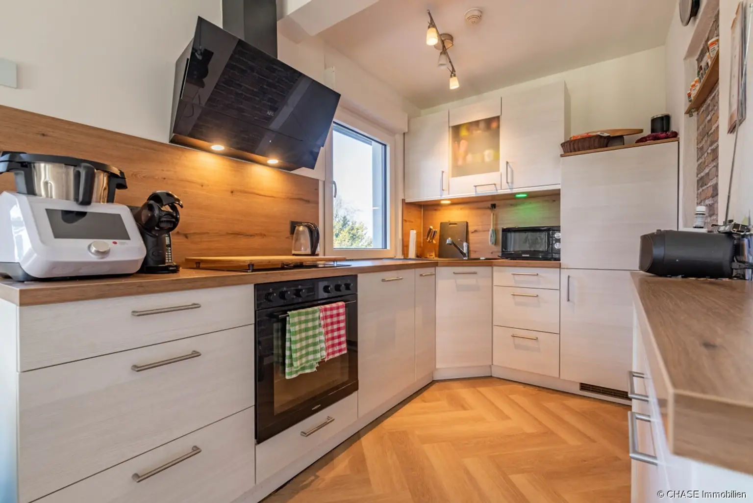 OG - Küche direkt im/am Wohnzimmer