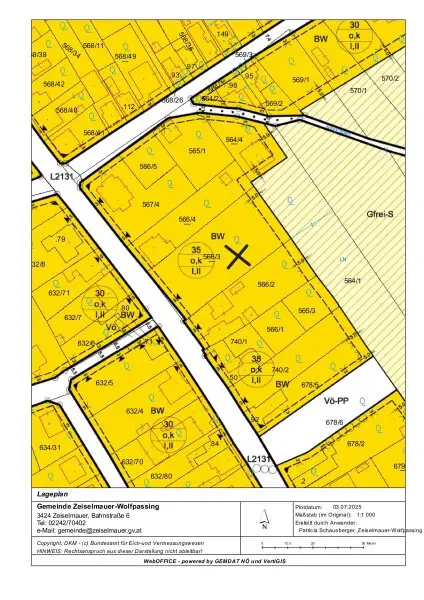 Sonniges Baugrundstück in Wolfpassing: 2.102m² für 989.000 € – Ihr Platz zum Leben! AUCH FÜR BAUTRÄGER INTERESSANT!