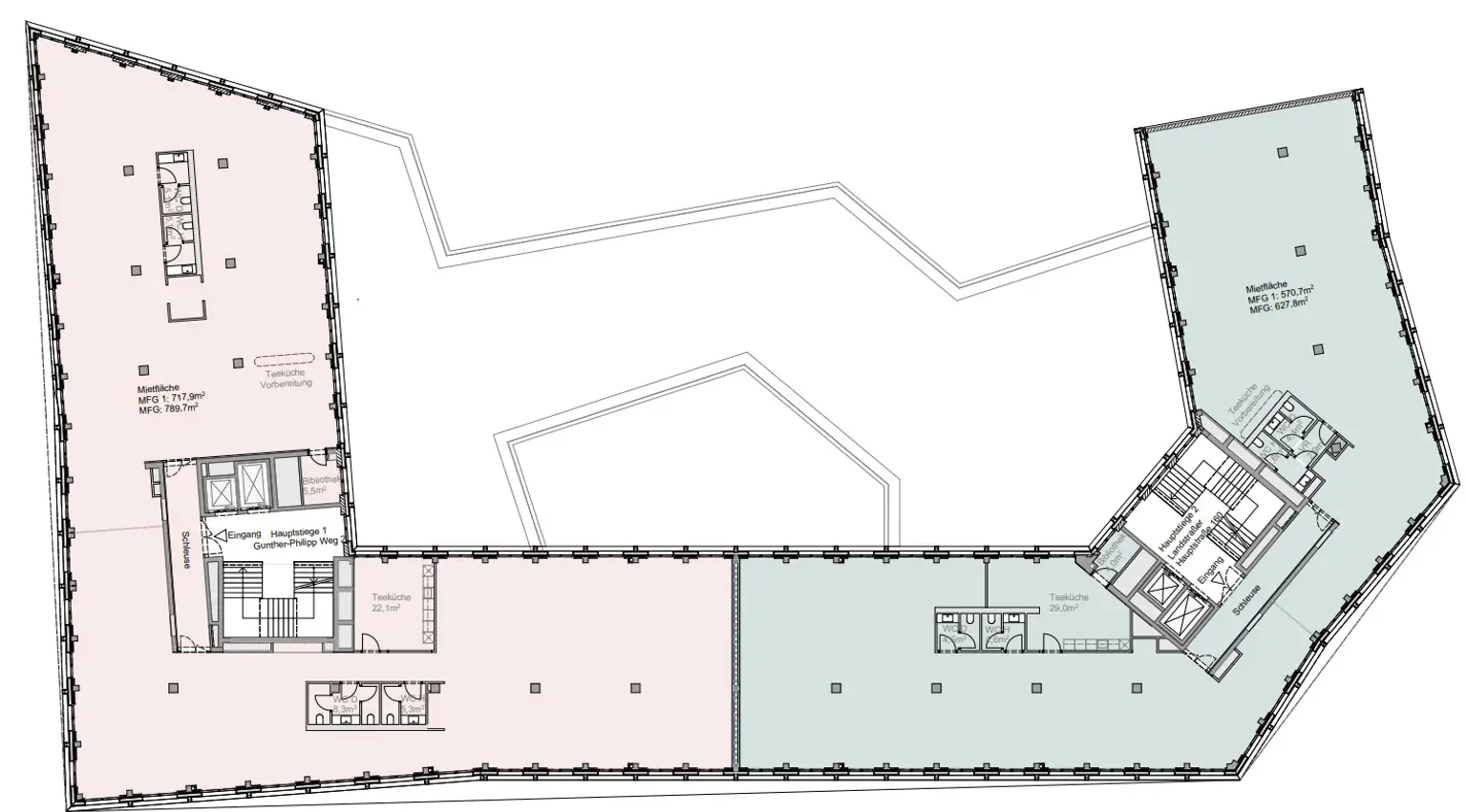 1030 Wien, ANCHOR Plan 2.OG Hälfteteilung