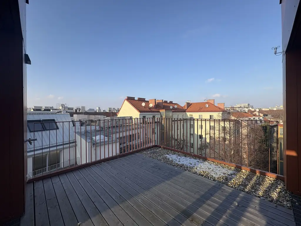Apostelhof | 3 Zimmer | Dachgeschoss-Maisonette | Nord- & Südterrasse | Balkon