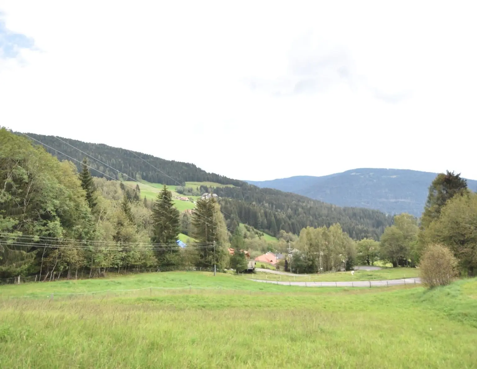 "Traumhaftes landwirtschaftlich genutztes Grünland nahe der Gerlitzenalpe"