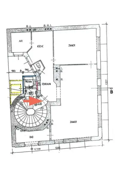 Büro/Praxis im klassischen Altbau | 85 m² mit 2 Räumen | sehr gute Infrastruktur
