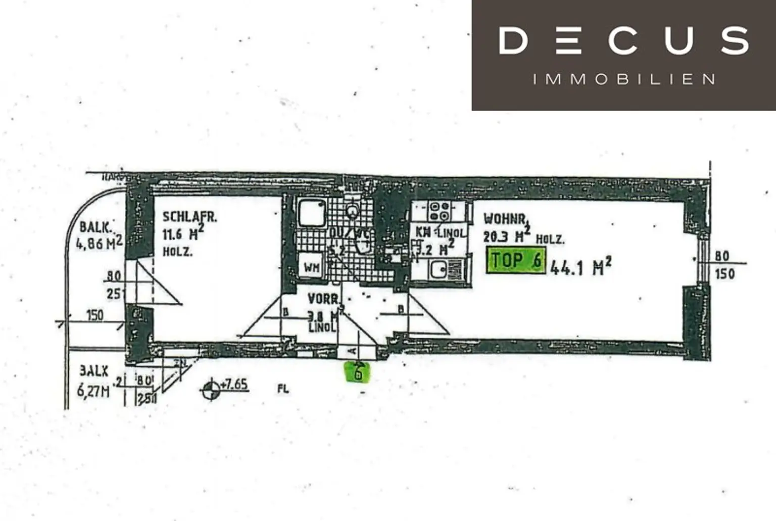| CHARMANTE 2-ZIMMER-WOHNUNG MIT SONNIGEM BALKON | GRÜN- & SCHLOSSBERGBLICK | ca. 44,1m² | 2.OG | IDEALE LAGE