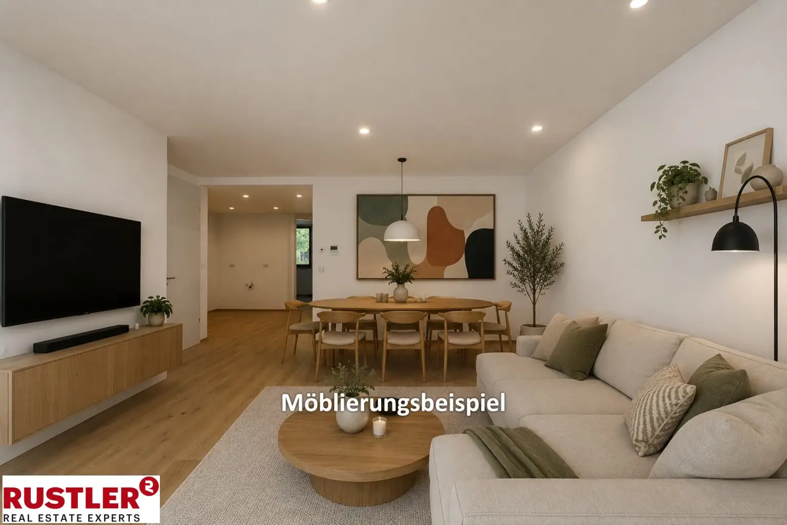 Staging Wohn- und Es