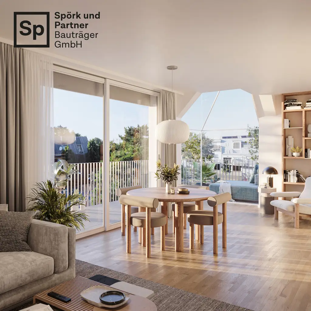 BESTLAGE ALTE DONAU
DACHGESCHOSSWOHNUNG
5 MINUTEN ZUR ALTEN DONAU