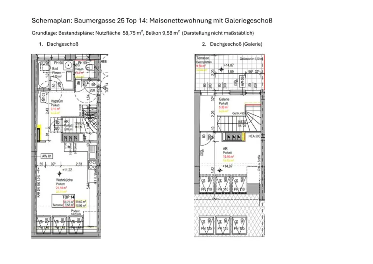 Dachgeschossausbau mit Terrasse & Klimaanlage - Erstbezug - UNBEFRISTETE Mietdauer