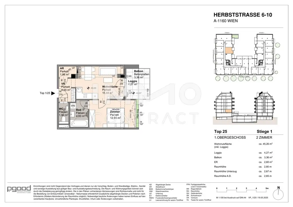 Ruhige Stadtwohnung mit hofseitiger Ausrichtung (NEU)