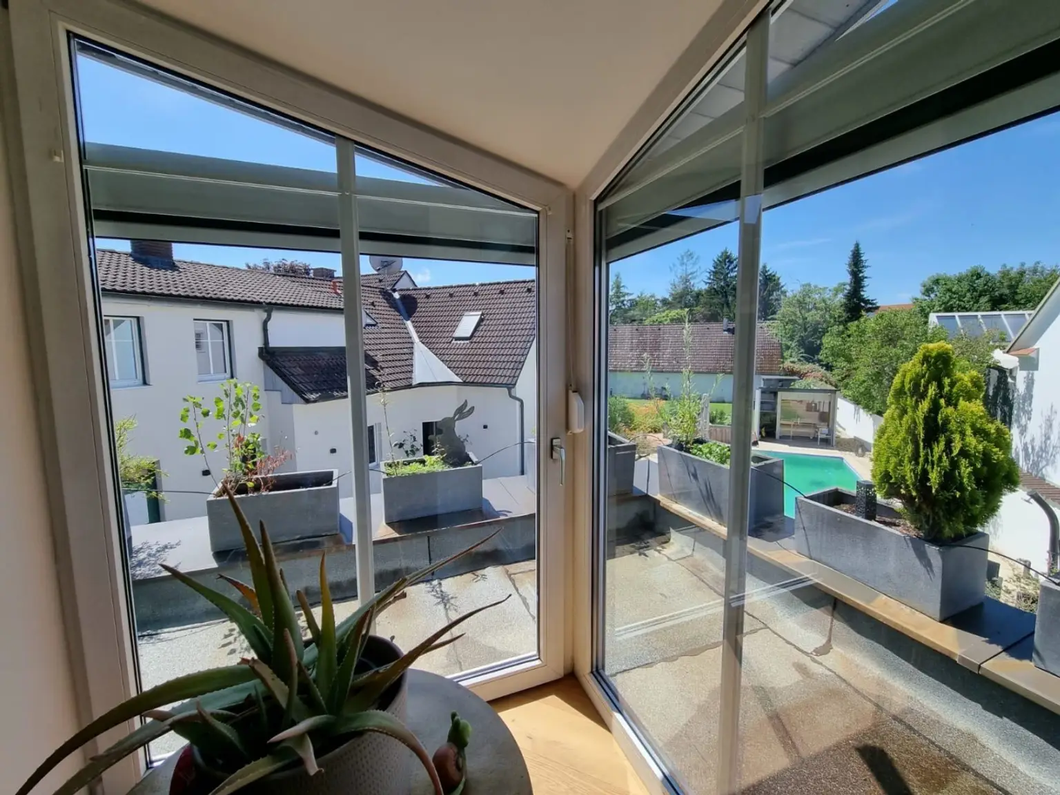 Ausblick Terrasse