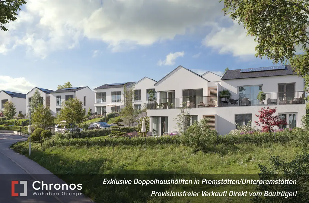 Vorverkaufs-AKTION! Baubeginn Erfolgt! Neubau-Doppelhaushälfte in Unterpremstätten! Moderne Wohnanlage mit nur 10 Einheiten!