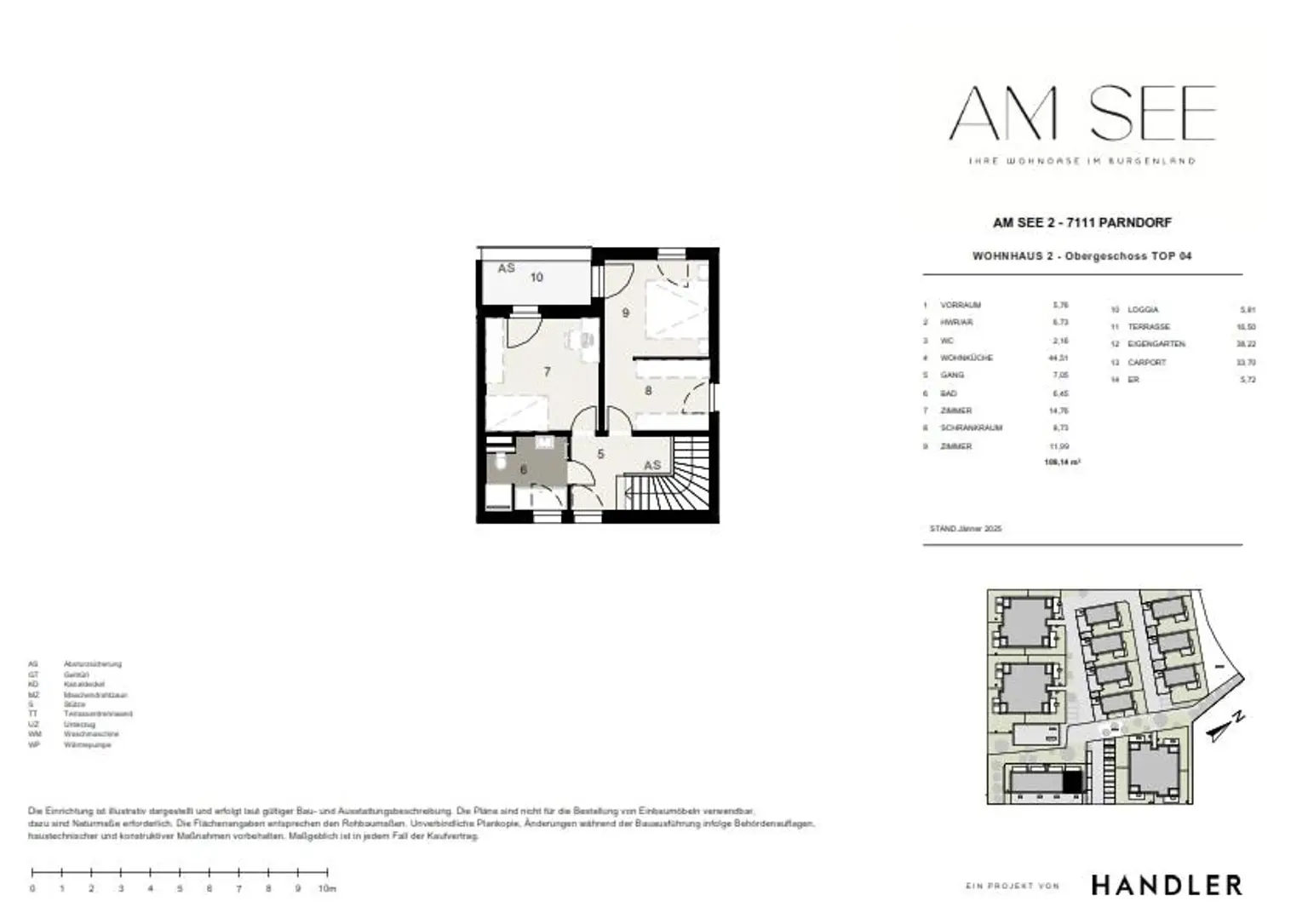 Ihr neues Zuhause im Projekt „Am See“ – Reihenhaus mit Terrasse und Garten