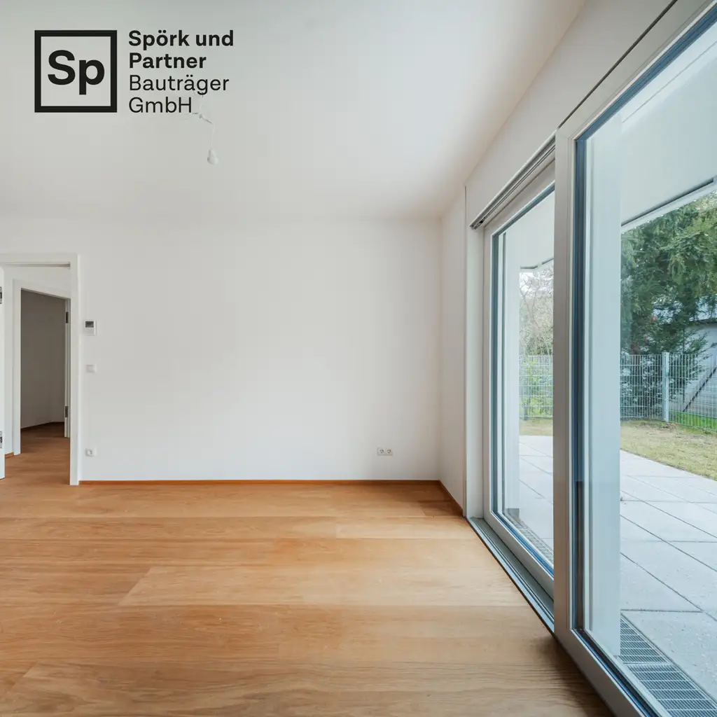 BESTLAGE ALTE DONAU – 
Gartenwohnung mit Terrasse – 
1 Minute zur Alten Donau