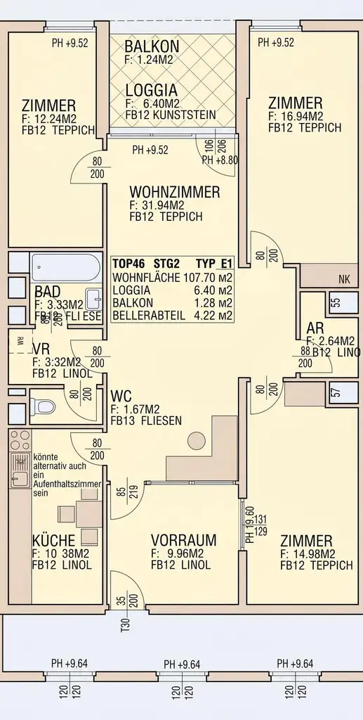 Wohnungsplan