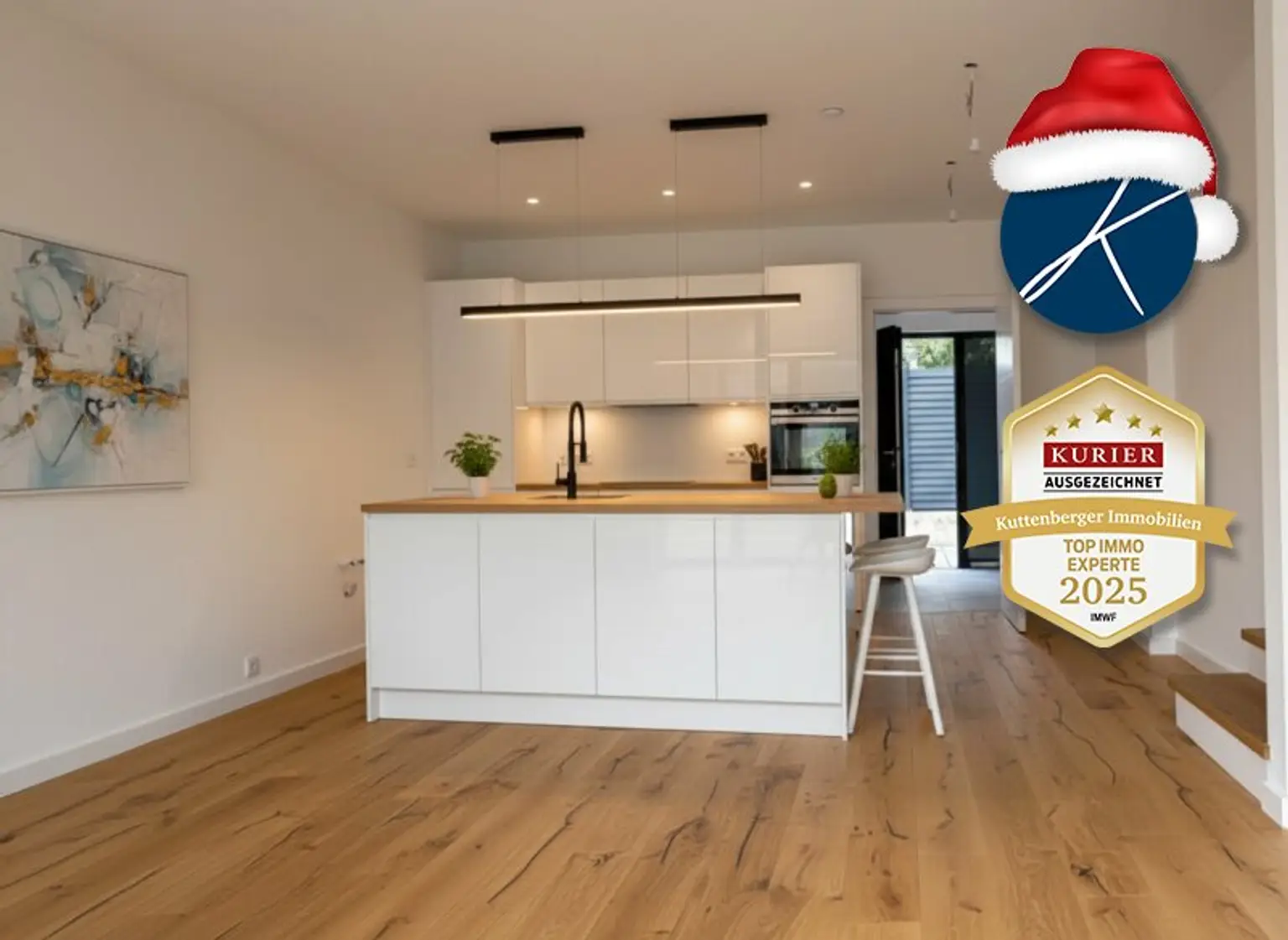 KI-generierter Gestaltungsvorschlag (Möblierung nicht enthalten)