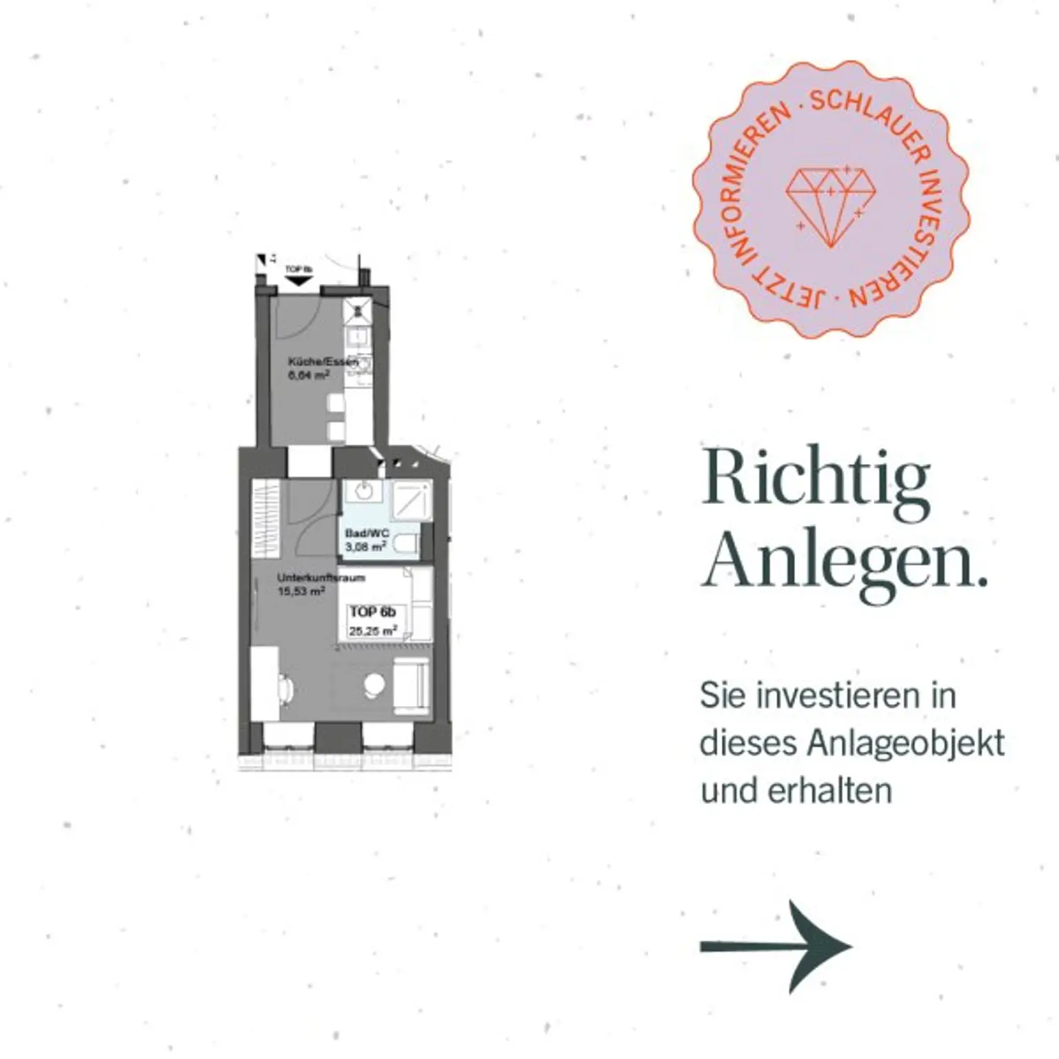 RENDITESTARKES ANLEGEROBJEKT MIT BEHERBERGUNGSWIDMUNG BEI SCHÖNBRUNN
