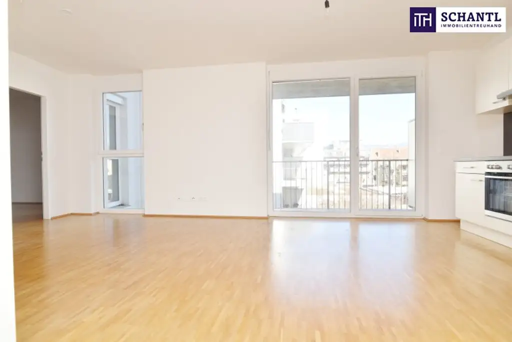 RUHIGE Innenhof-Eckwohnung, toll geschnitten, hell und freundlich, mit sensationell niedrigen Heizkosten - Erdwärme!