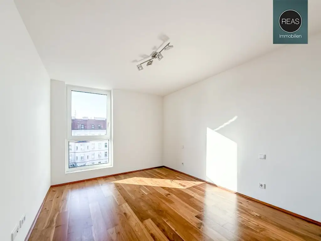 Provisionsfrei: Klimatisierte Dachgeschoss Maisonette mit 2 Terrassen und Kamin nahe Uno City!