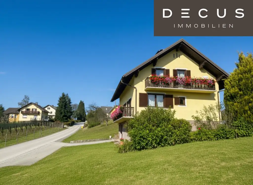 | TRAUMHAFTE IMMOBILIE IN FRAUENTAL AN DER LASSNITZ | CHARMANTE FRÜHSTÜCKSPENSION | INSGES. 3 HÄUSER & NEBENGEBÄUDE  | ca. 16.553m² FLÄCHE  inkl. ca.12.500m² LANDWIRTSCHAFTLICHER FLÄCHE | STEIRISCHES SCHILCHERLAND