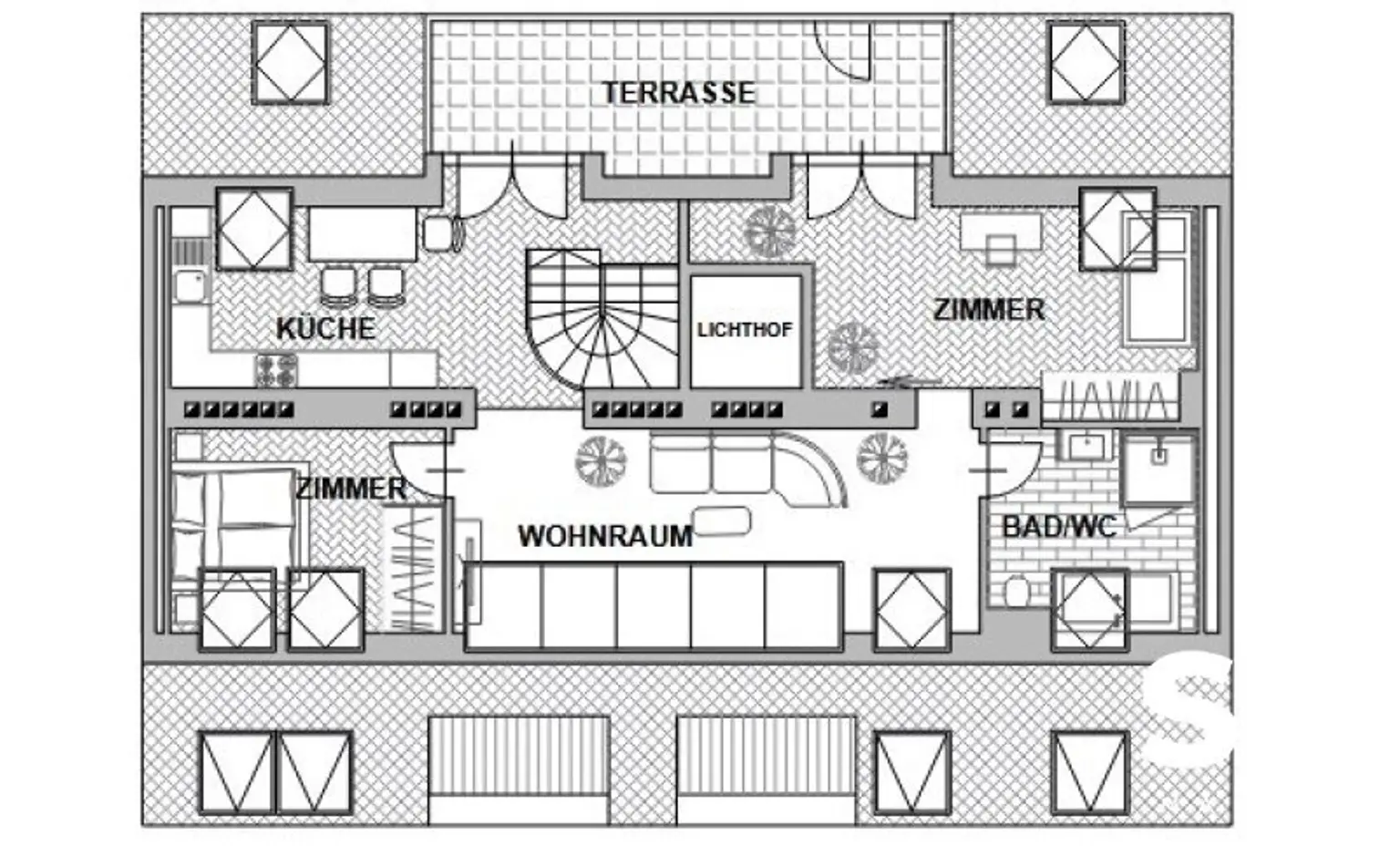 #SQ - ÜBER DEN DÄCHERN WIENS! LUXURIÖSE DACHTERRASSEN-WOHNUNG MIT BLICK AUF DIE GLORIETTE
