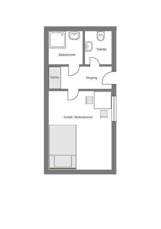 Grundrissplan ohne Maßstab
