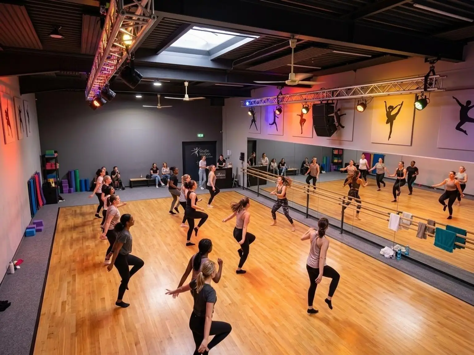 und so könnte eine Tanzschule aussehen