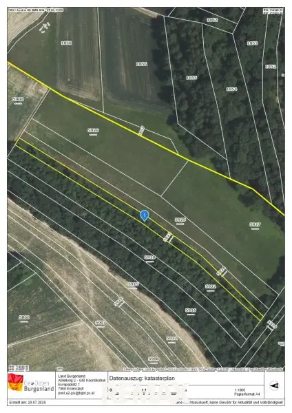 Katasterplan zu 5923