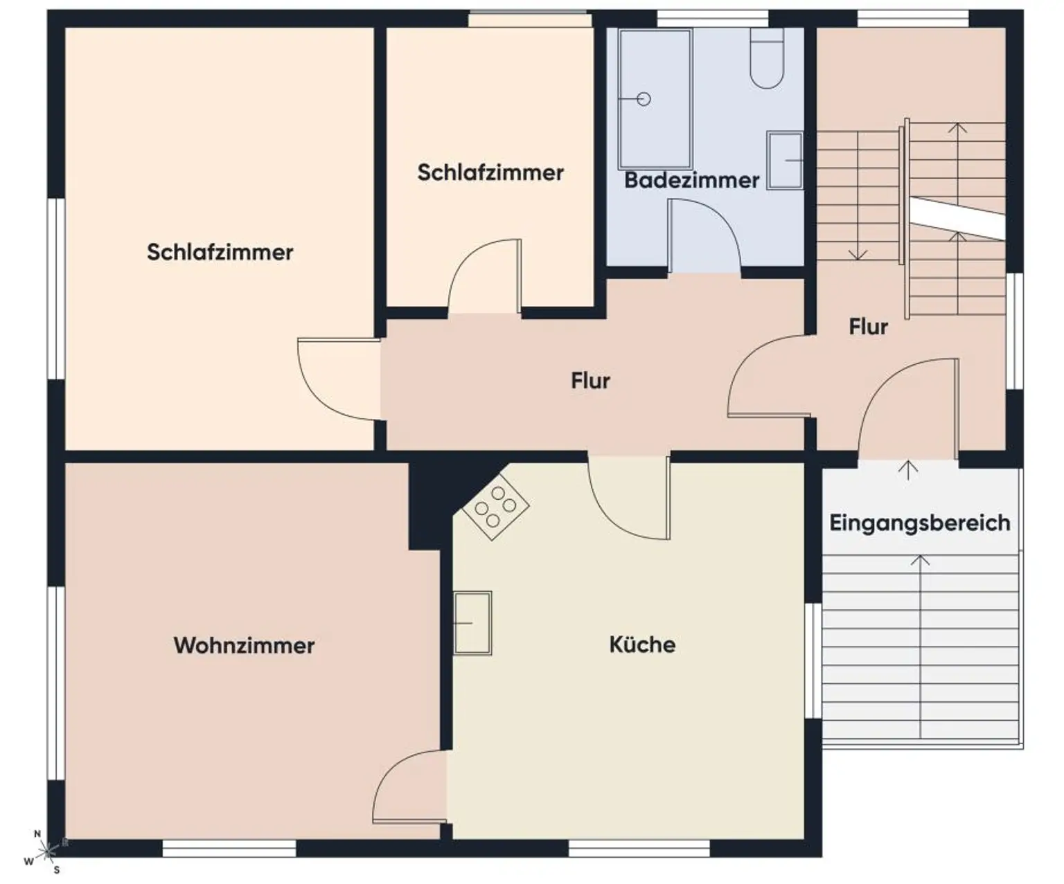 Grundriss ohne Maßstab - EG