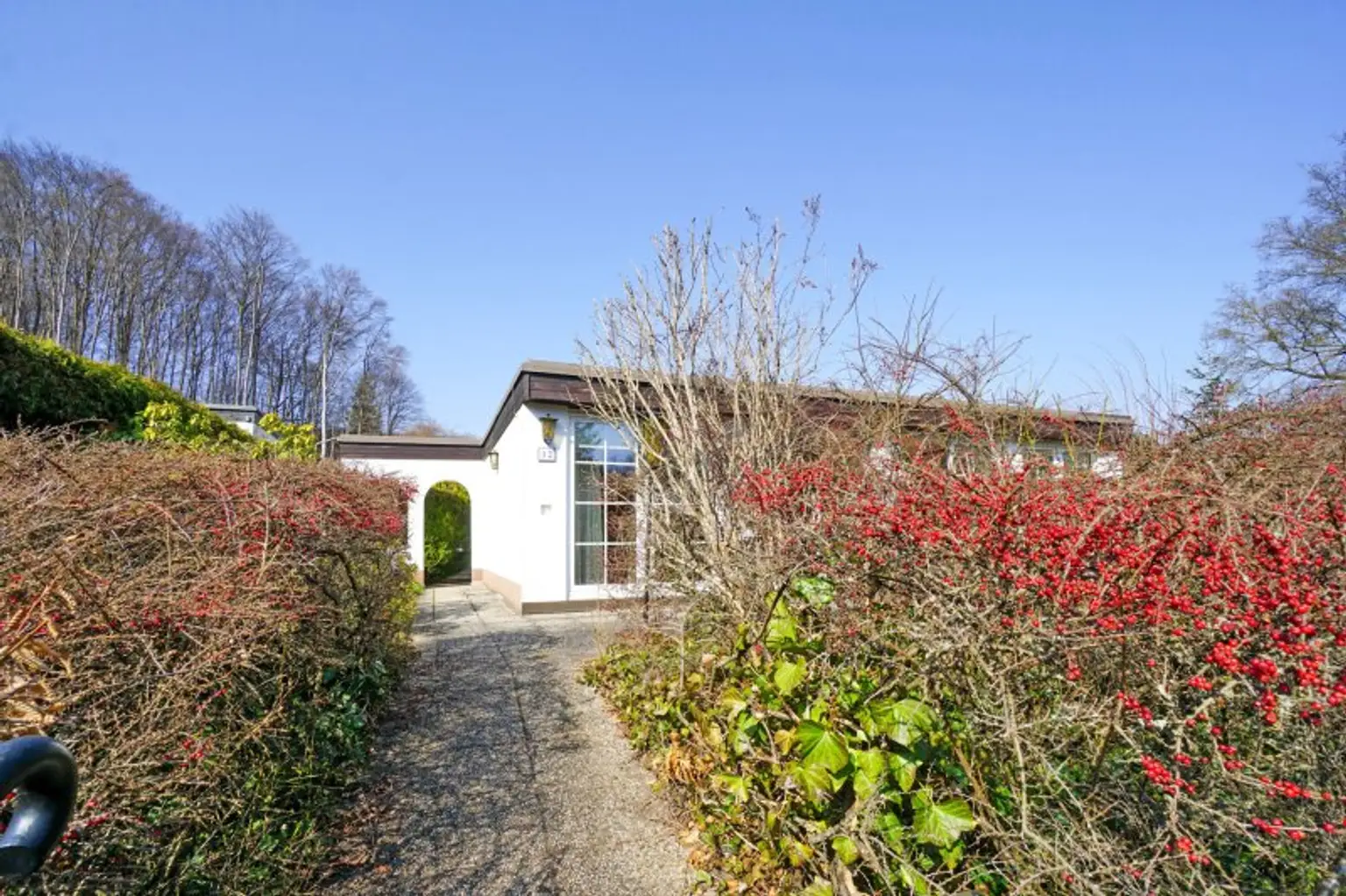 Hauszugang über Terrasse