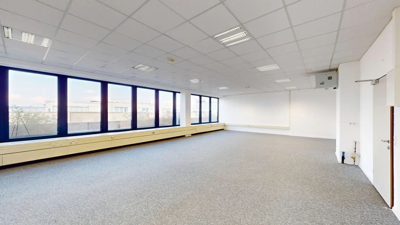 Flexibel gestaltbare Büroflächen im SCS-Komplex