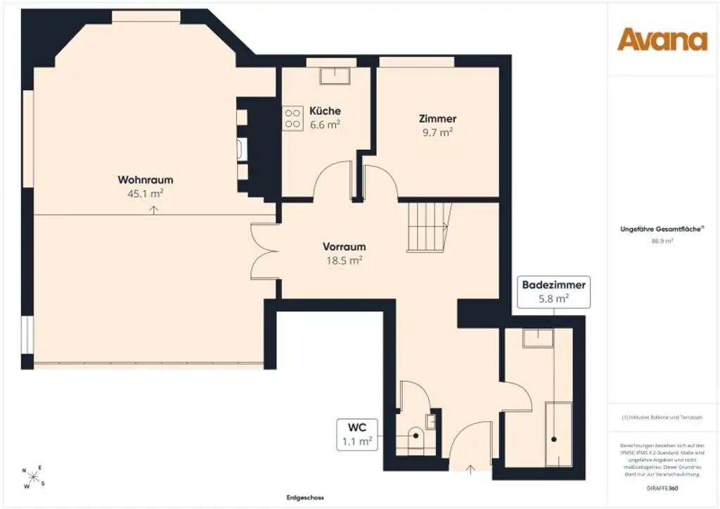 Grundriss 1. Dachgeschoss