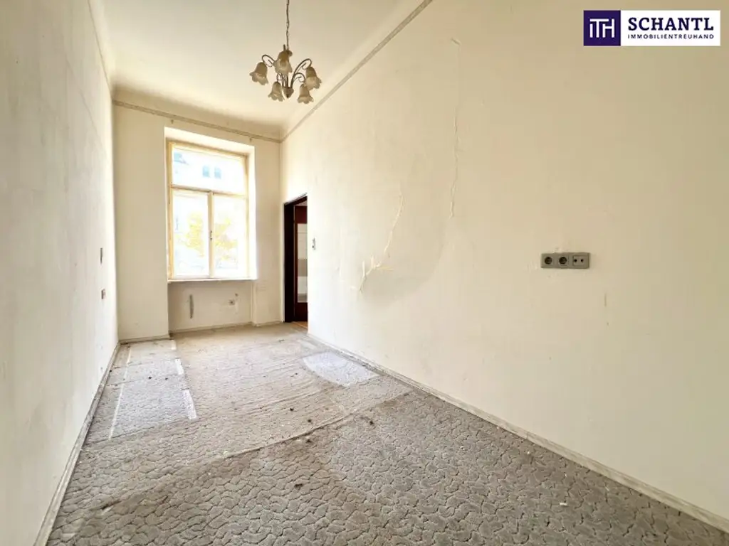 Balkon kommt! – Diese 2-Zimmer-Rarität hat alles: Charme, Licht & Potenzial!