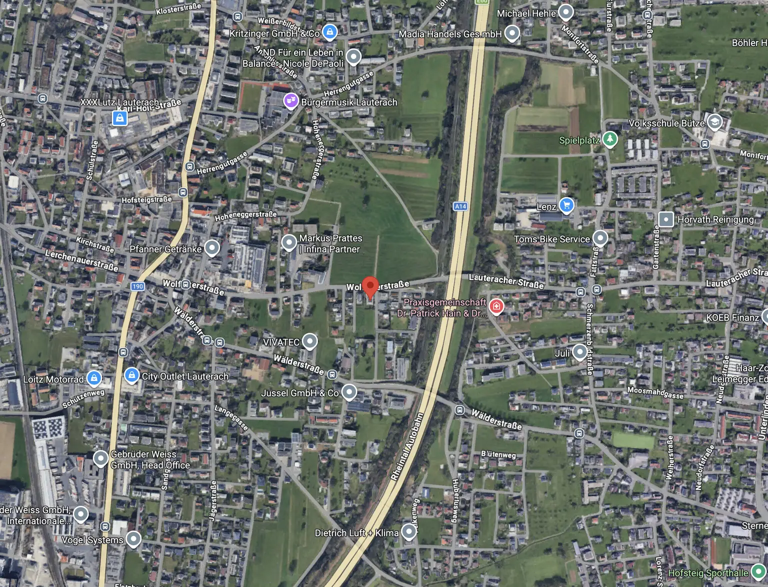 Infrastruktur - Quelle Google Maps