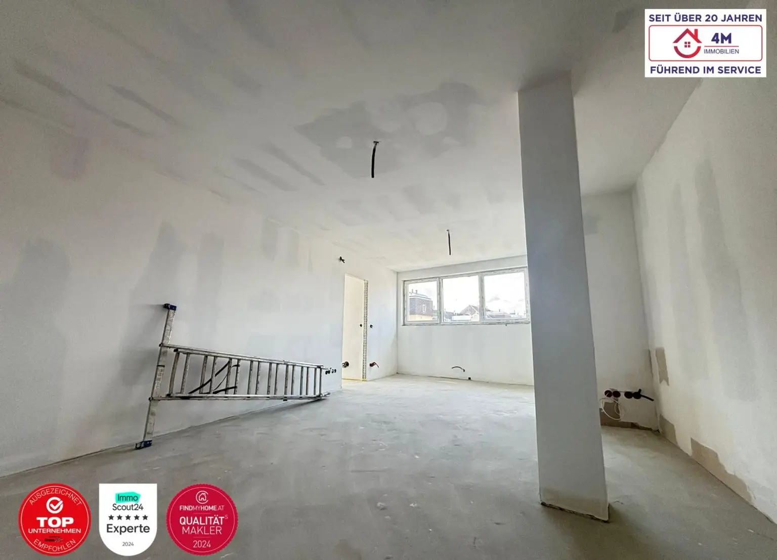 Top-Erstbezug im Neubau! Perfekt geschnittene 2-Zimmer-Wohnung mit 54,40 m² im 4. Liftstock