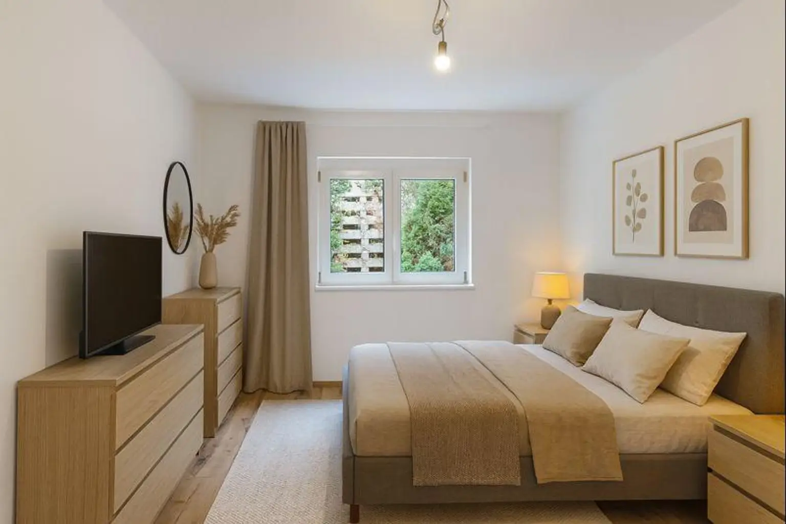 Wohnung - Schlafzimmer II Visualisierung