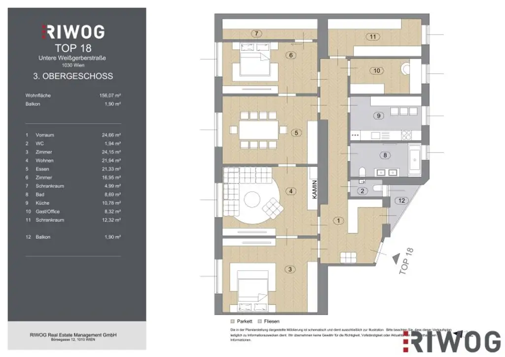 Beeindruckende Stilaltbauwohnung | Innenhofbalkon | Ca. 3,5 m Raumhöhen | 3. Etage | Nähe Donaukanal, Hundertwasserhaus, 1. Bezirk, Prater