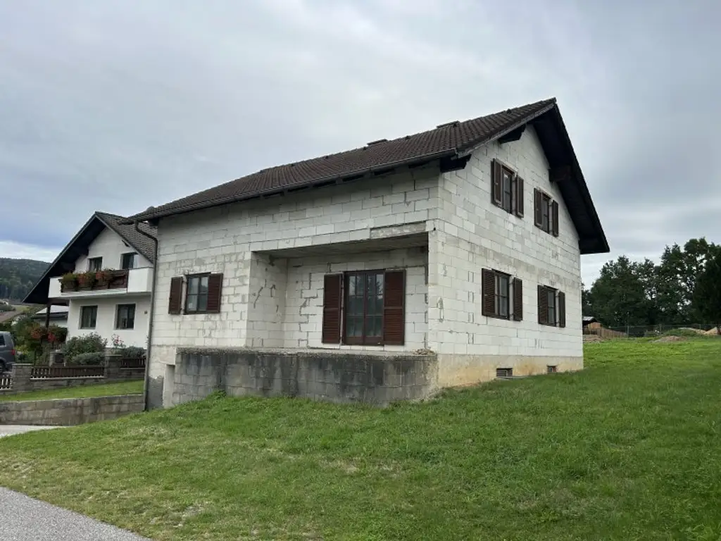 +++Einfamilienhaus als Rohbau – Freie Gestaltung in grüner und ruhiger Lage in Yspertal+++