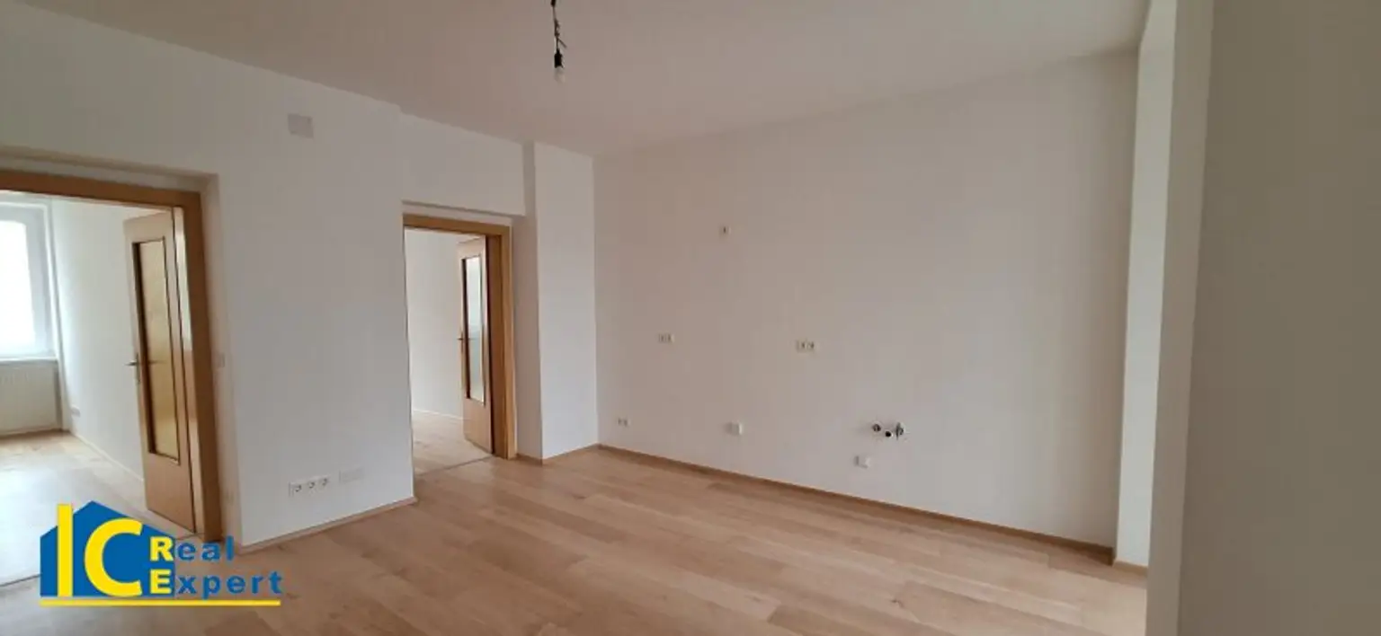 Getrennt begehbare Schlafzimmer, Querlüften ist möglich