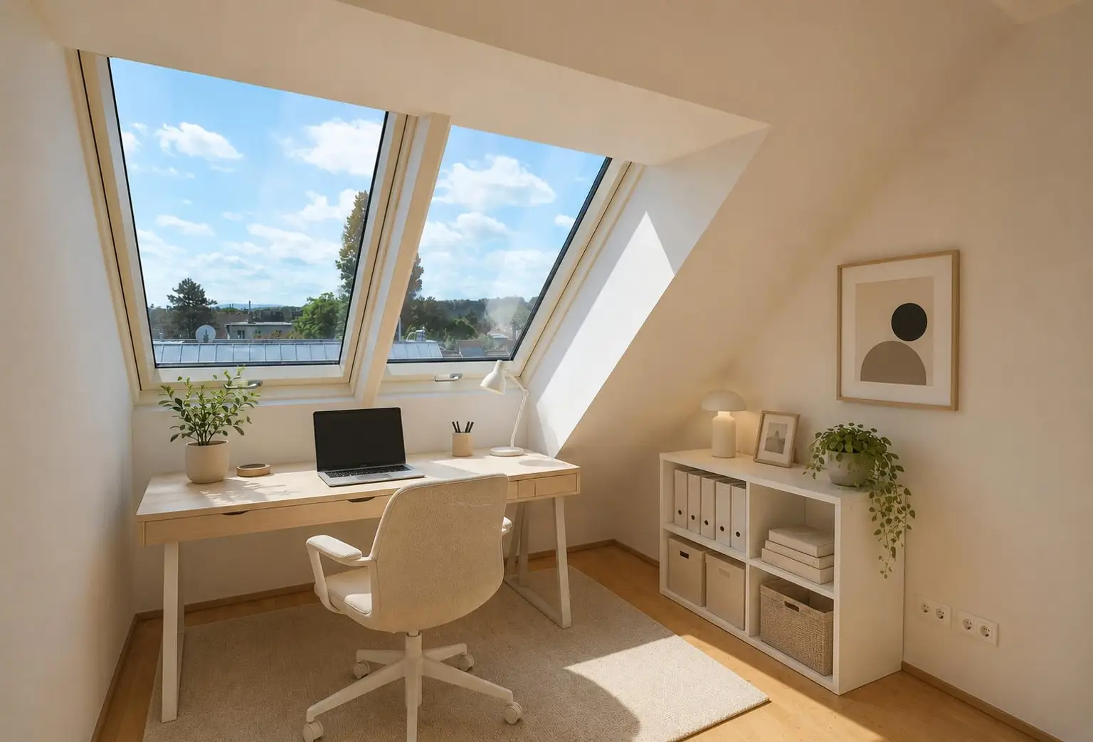 Arbeitszimmer (virtuell eingerichtet)