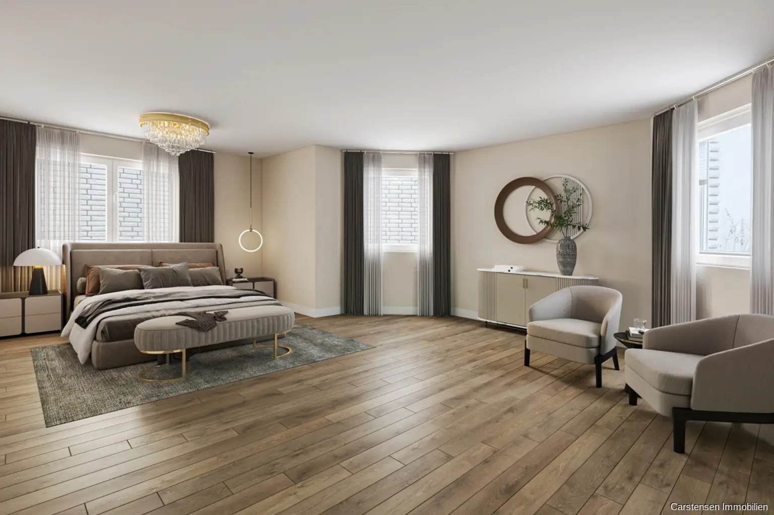 Schlafzimmer Visualisierung