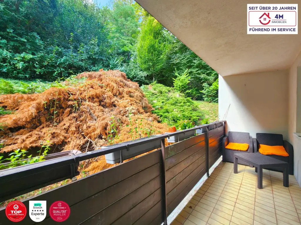 🌳GRÜN-RUHELAGE 2-Zimmer-Wohnung mit Loggia & Poolbenützung in Neuwaldegg🌳