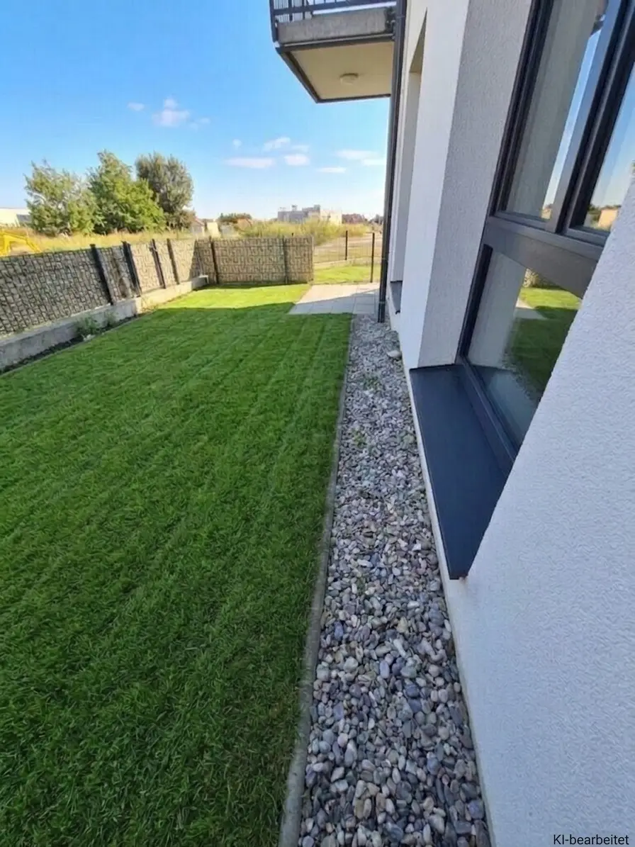 Endlich in den eigenen vier Wänden - Neubau: Ca. 73 m² Wohnung mit ca. 43 m² Eigengarten